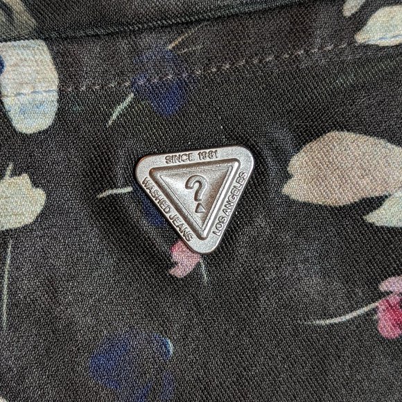 GUESS Annette Midrise Stretch Jeans in Floral Print Twill Size 26 Brand New - Picture 11 of 11